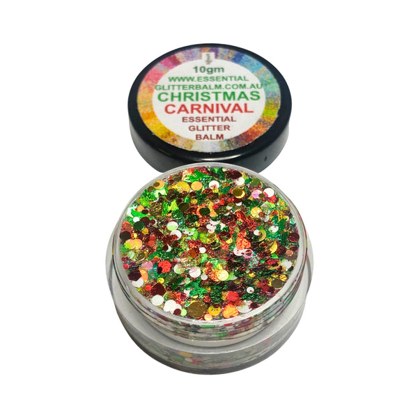 Essential Glitter Balm - CHRISTMAS CARNIVAL (UV Reactive)