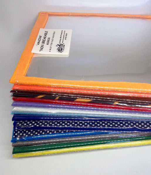 Unbreakable Mirror - Felt Backing - Looney Bin Products