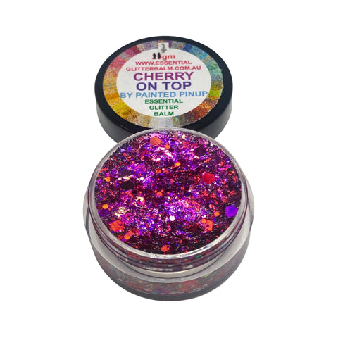 Essential Glitter Balm - CHERRY ON TOP