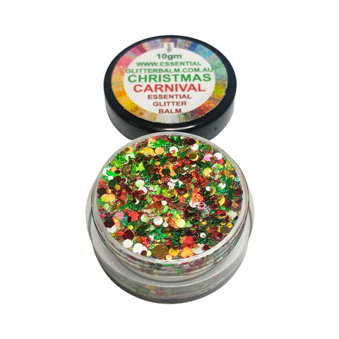 Essential Glitter Balm - CHRISTMAS CARNIVAL (UV Reactive)
