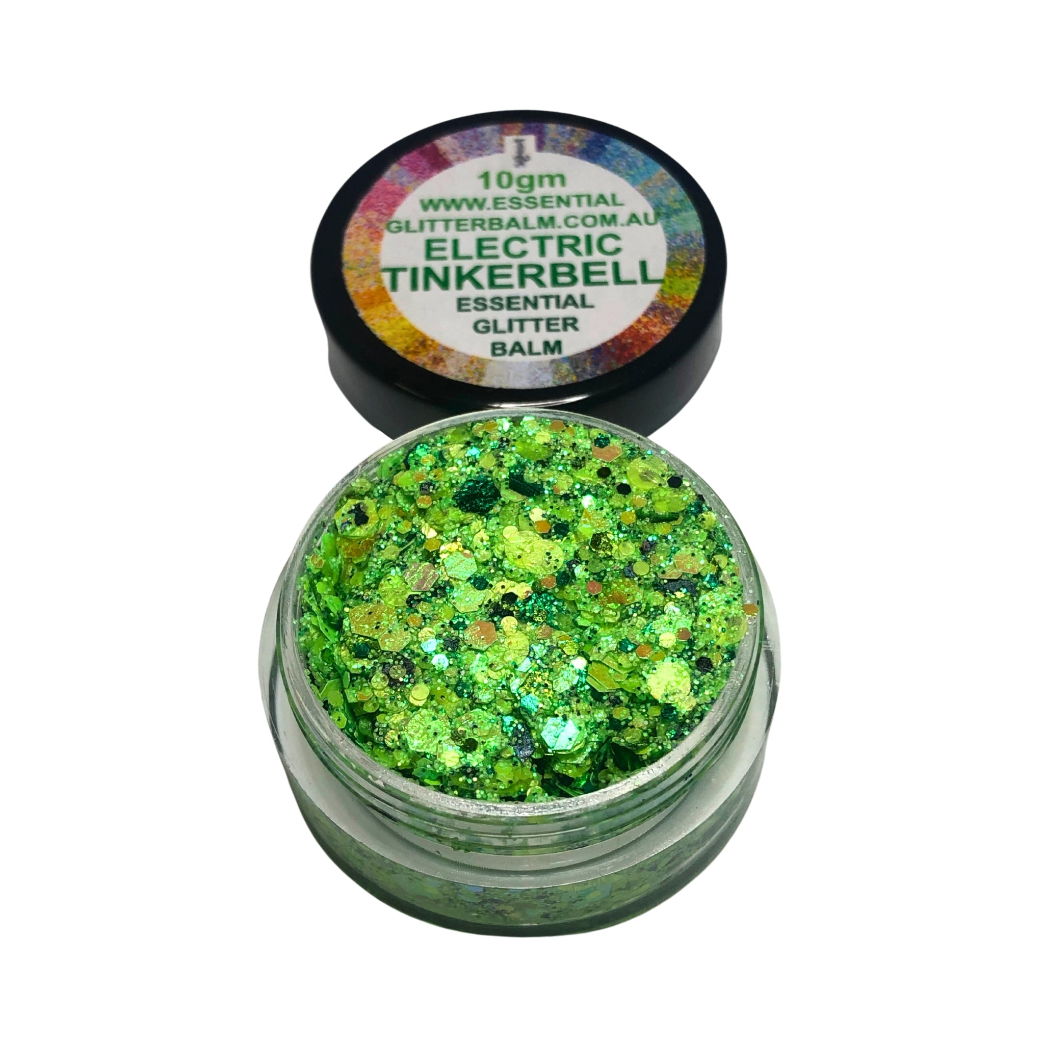 Essential Glitter Balm - ELECTRIC TINKERBELL (UV Reactive)