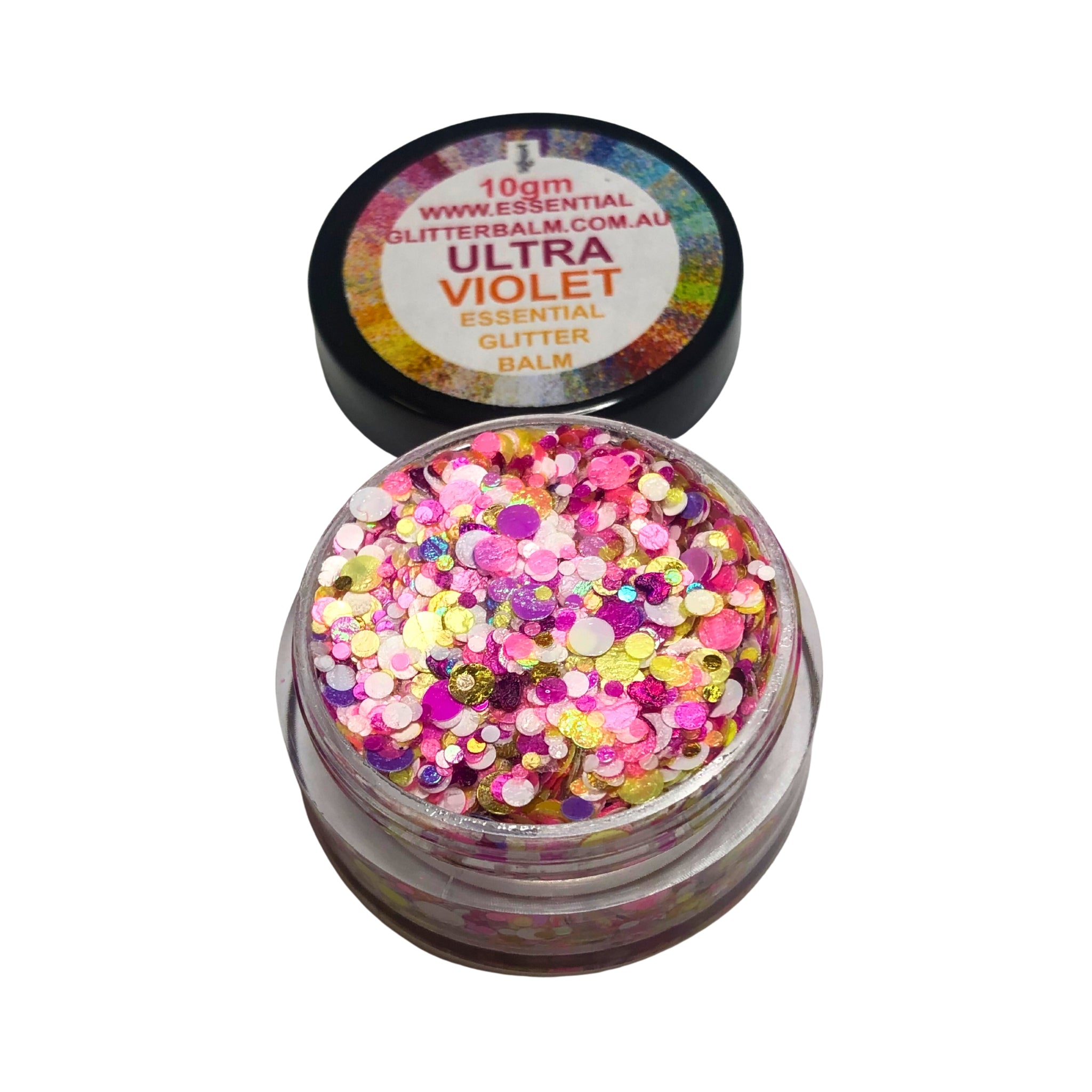 Essential Glitter Balm - ULTRA VIOLET (UV Reactive)