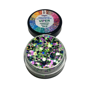 Essential Glitter Balm - VIPER (UV Reactive)