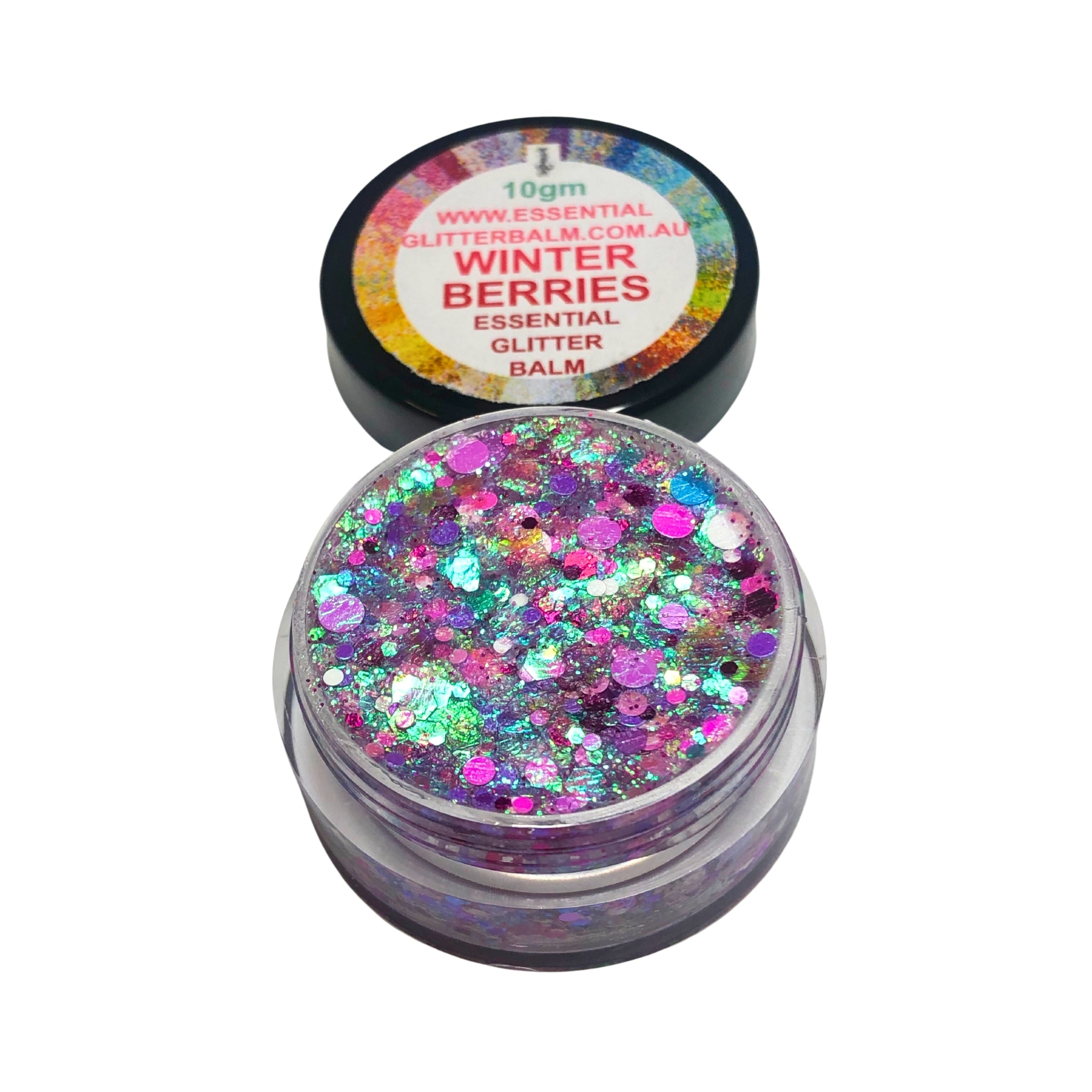 Essential Glitter Balm - WINTER BERRIES (UV Reactive)