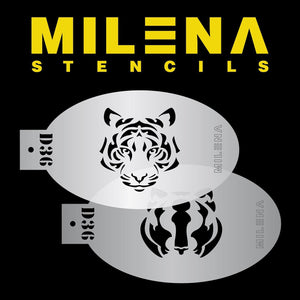 Milena Stencil D36 - Tiger Face