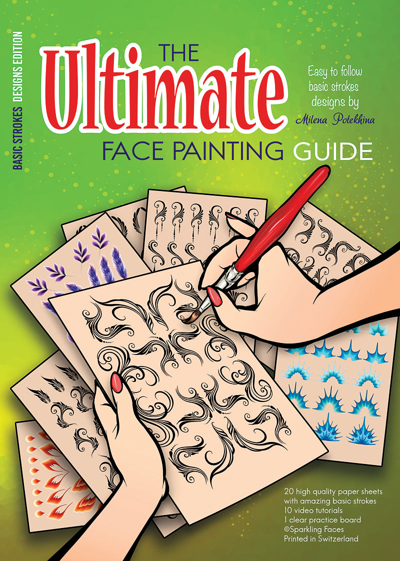 Sparkling Faces Ultimate Face Painting Guide - BASIC STROKES - Milena