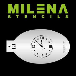 Milena Stencil C1 - Small Clock