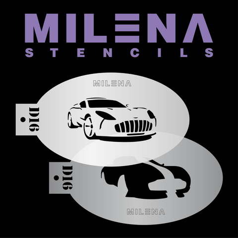 Milena Stencil D16 - Luxury Car