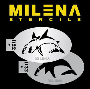 Milena Stencil D22 - Shark