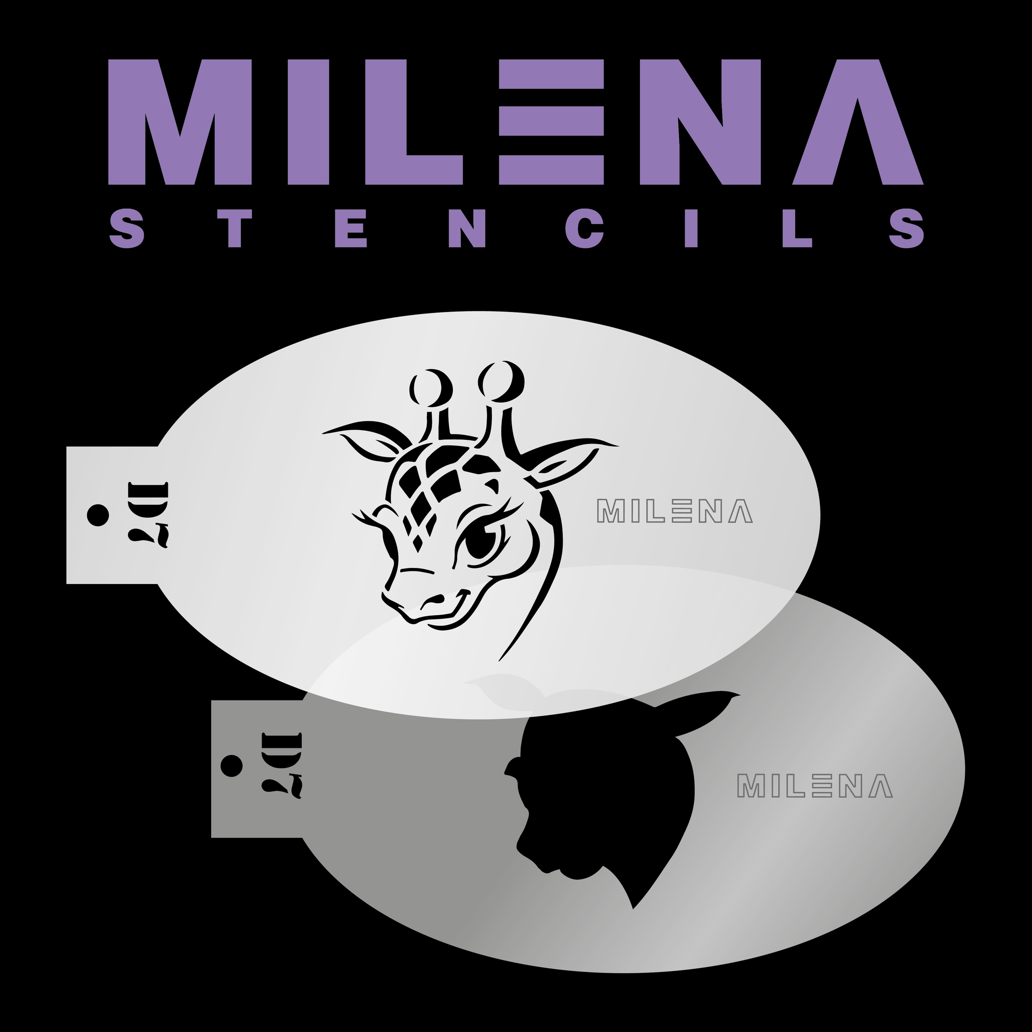 Milena Stencil D7 - Giraffe