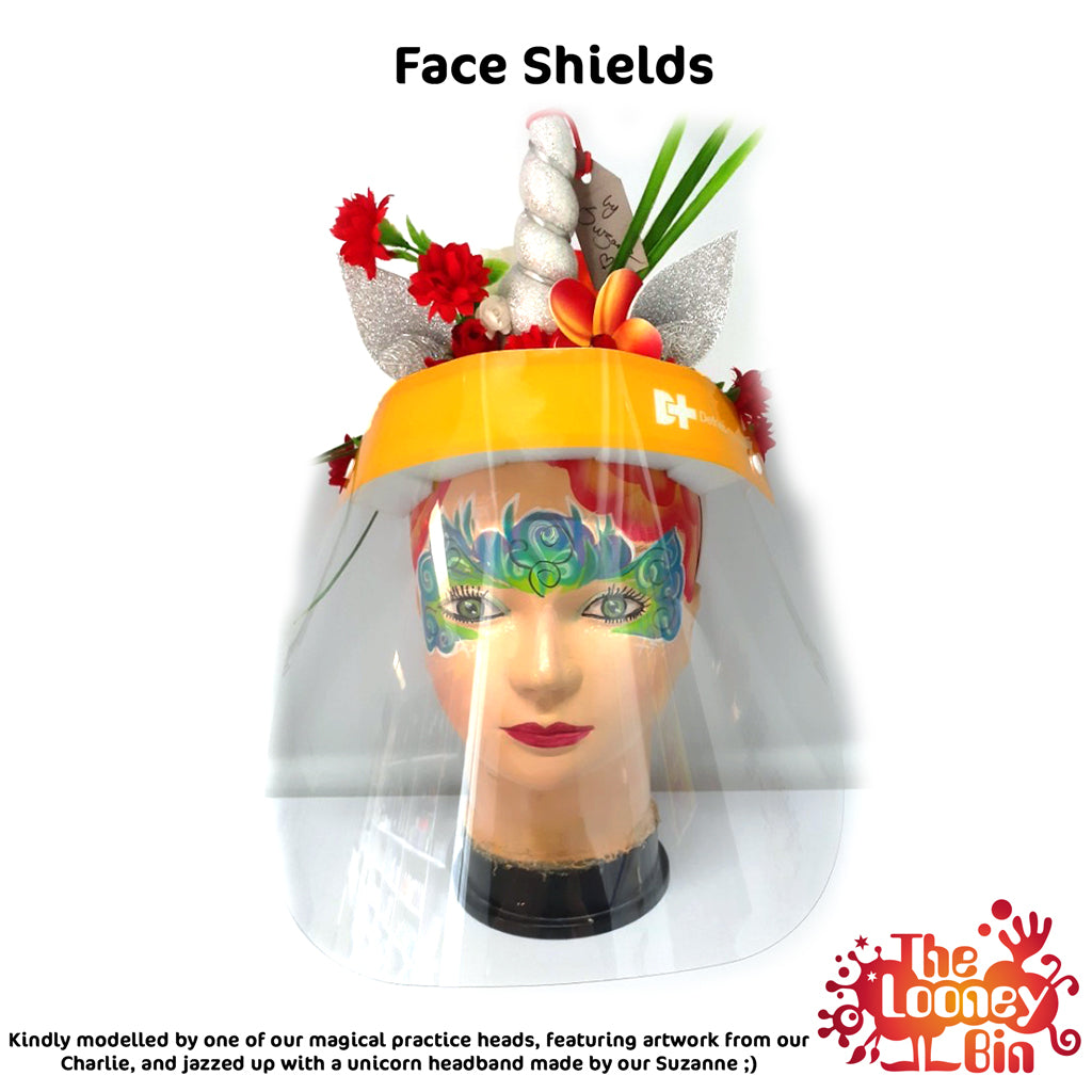 Clear Face Shield - Looney Bin Products 