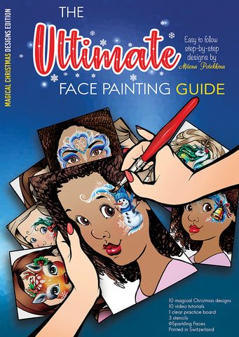 Sparkling Faces Ultimate Face Painting Guide - MAGICAL CHRISTMAS DESIGNS - Milena