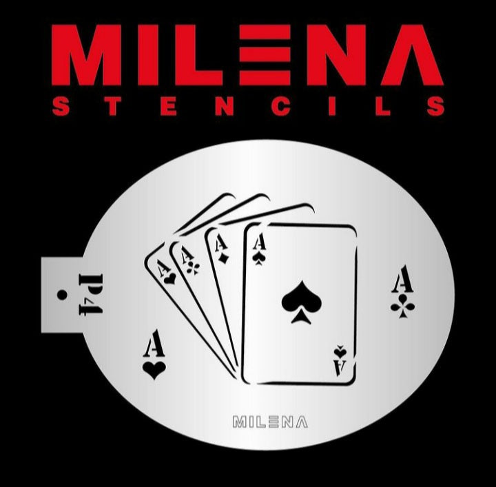 Milena Stencil P4 - Ace of Spades