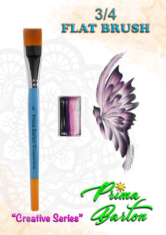 Prima Barton Brushes<br />3/4" Flat - Looney Bin Products 