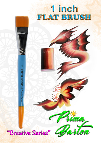 Prima Barton Brushes<br />1" Flat - Looney Bin Products 