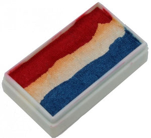 TAG One Stroke Split Cake 30g Red, White & Blue - Looney Bin Products 