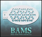 BAM Stencil 1043 Confetti - Looney Bin Products 
