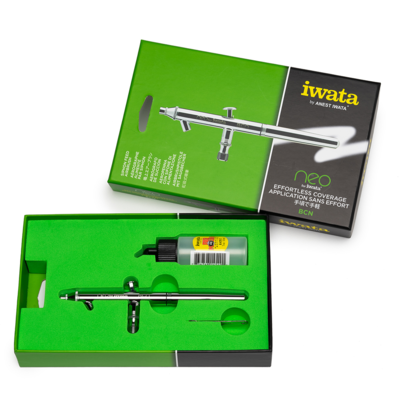 IWATA Neo Dual Action Suction Feed Airbrush HP.BCN