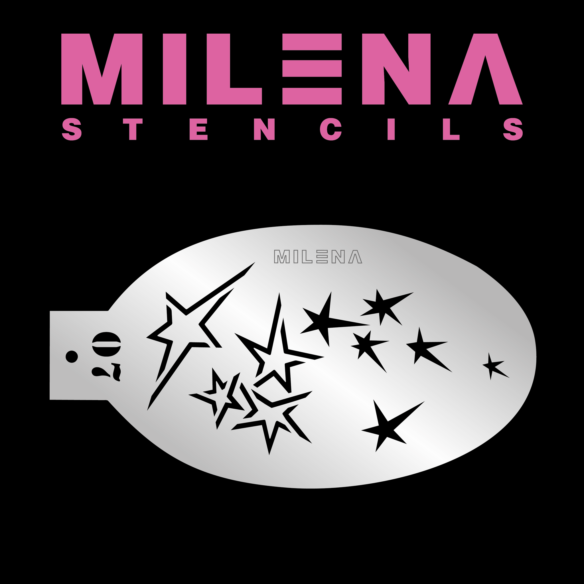 Milena Stencil O7 - Stars